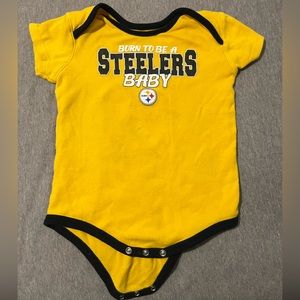 24M Steelers onesie